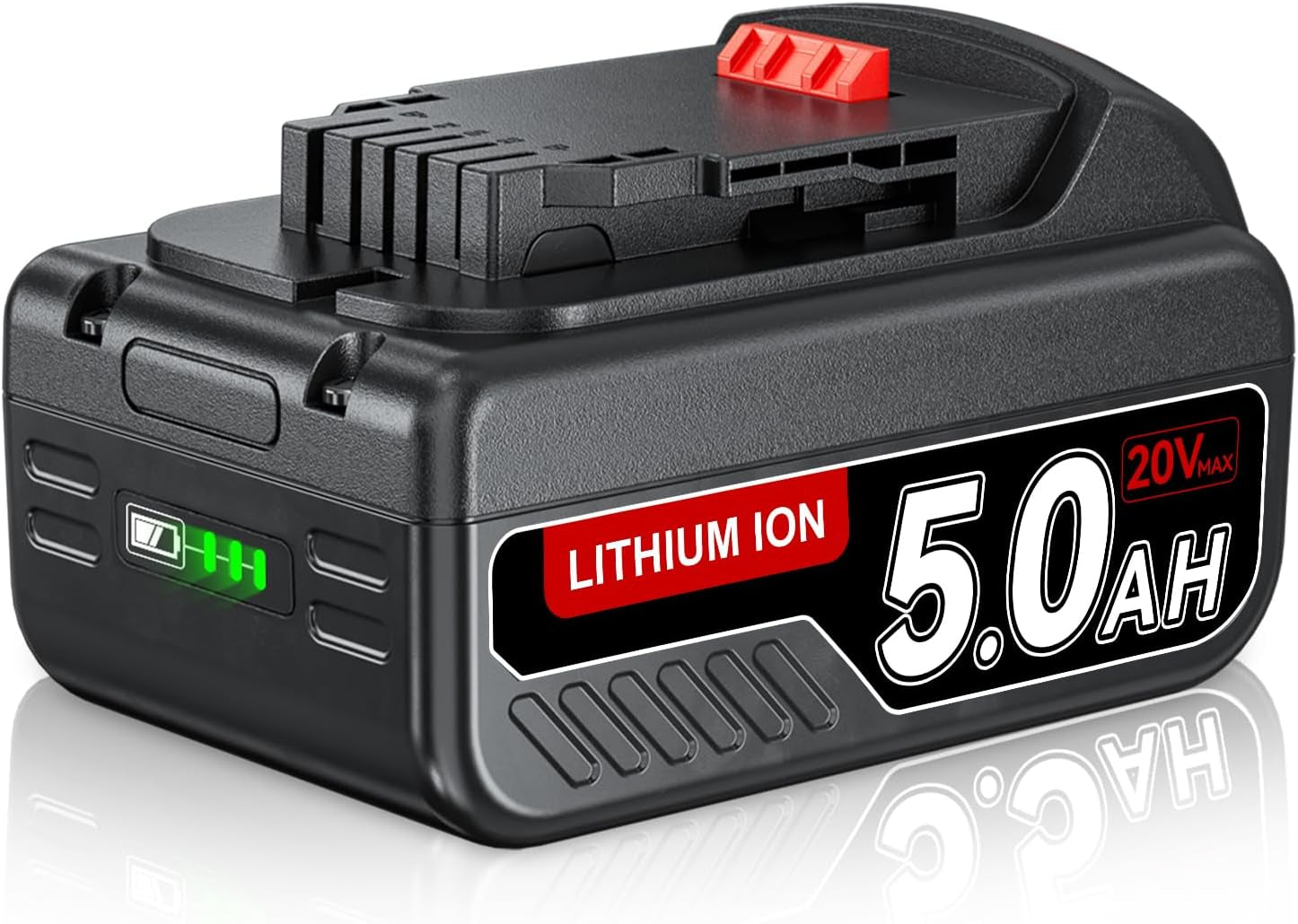 18V 5.0Ah Li-Ion Akku Ersatzakku Für Dewalt Akku 18V Max DCB200 DCB201 DCB184 DCB182 DCB181 DCB180 Mit Led-Anzeige Für Elektrowerkzeuge