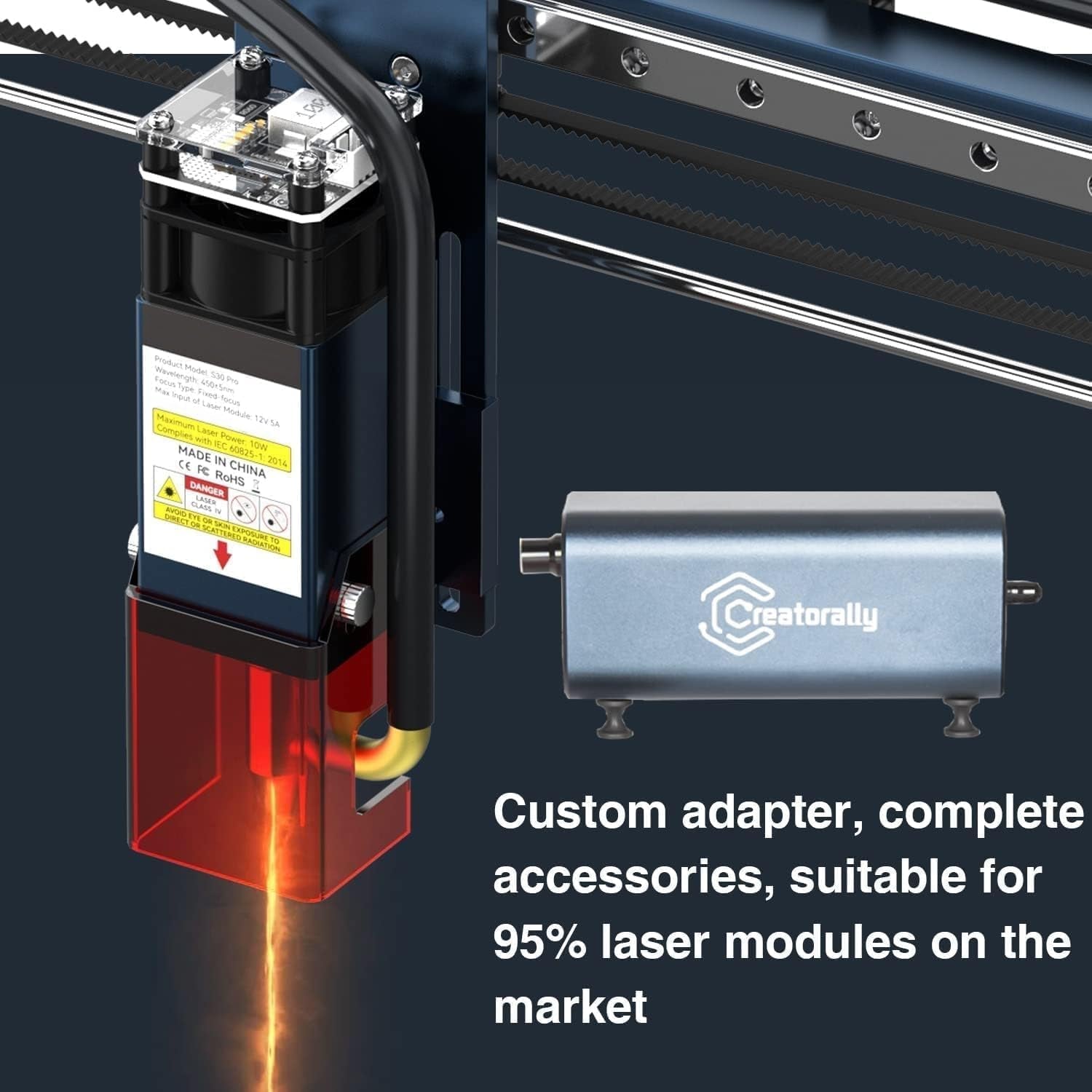 Air Assist Laser, 18L/Min Luftpumpe Für Lasergravierer Mit Speed Control, Laserpumpe Für Gravur Schneide Maschine, Kompatibel Mit S9/S10/A5 PRO/A10 PRO/TTS-55 PRO, Luftstromkontroll