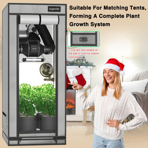 100Mm Abluftset, Drehstrom Ec Motor Rohrventilator Komplettset, Lüftungsset Mit Drehzahlregler, Abluftschlauch, Belüftungssystem Für Growzelt, Growbox, Gewächshaus, Hydroponik