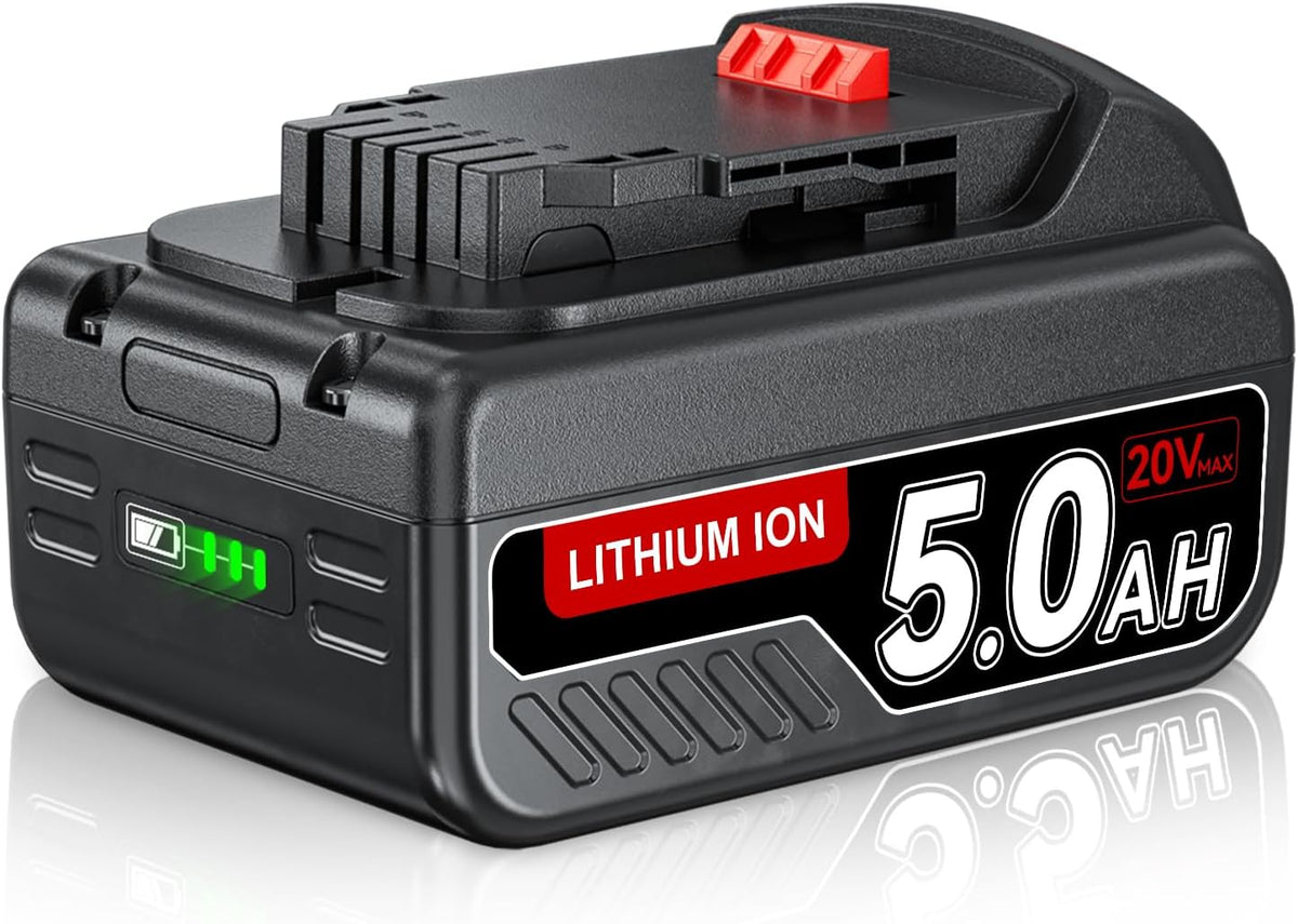 18V 5.0Ah Li-Ion Akku Ersatzakku Für Dewalt Akku 18V Max DCB200 DCB201 DCB184 DCB182 DCB181 DCB180 Mit Led-Anzeige Für Elektrowerkzeuge