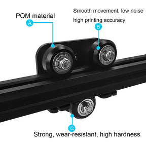 Extruder Platte / Träger 3D-Drucker z.B. passend für Ender 3, Pro, CR-10, CR-10S, S4, S5