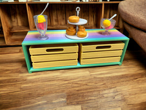 Kleines Vorratsregal passend für Miniverse in verschiedenen Farben