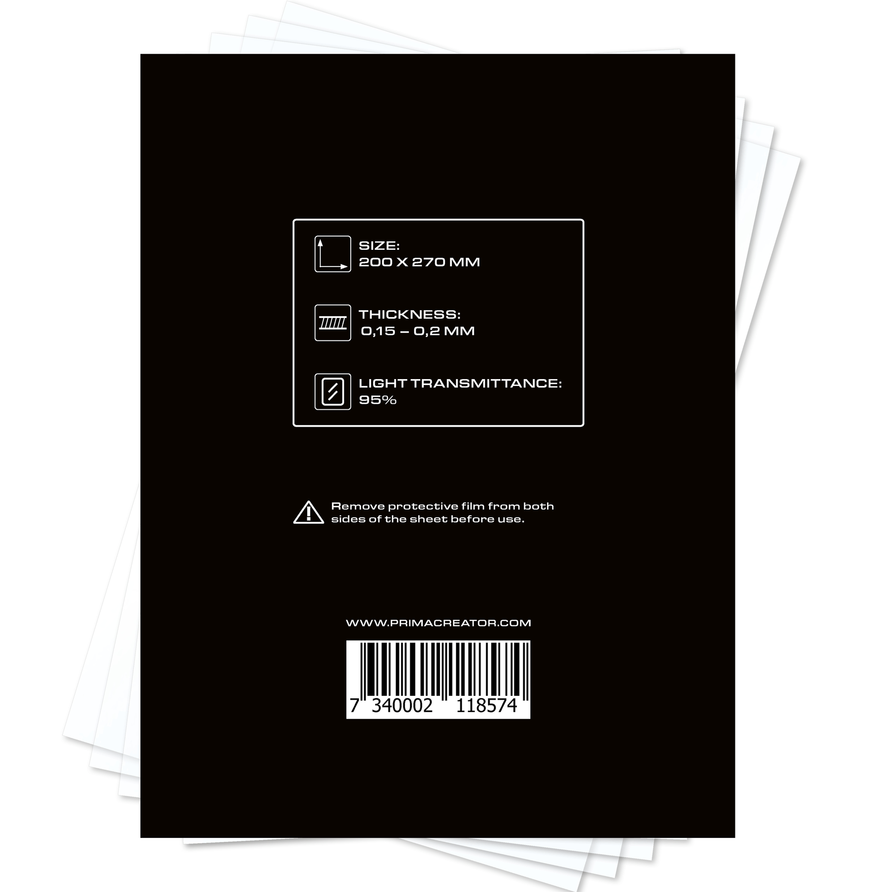 NFEP Film Sheets For 3d Printers - 200 X 270 Mm - 2-Pack