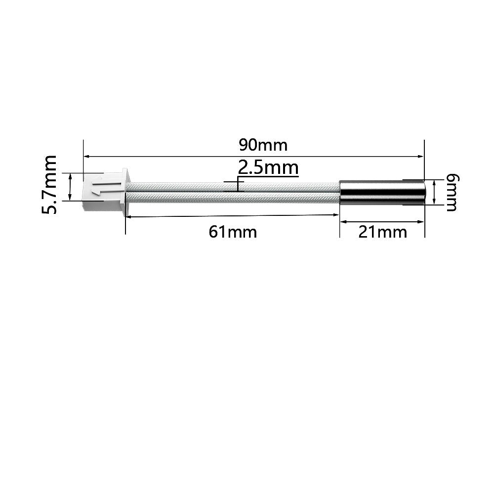 Heizpatrone 24V  64W  Original Artillery Sidewinder X1 mit Stecker Genius Heater