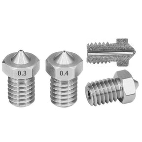 Nozzle Edelstahl 0.2mm-0,8mm Düse für 3D Drucker passend bei E3D Hot Ends V5, V6