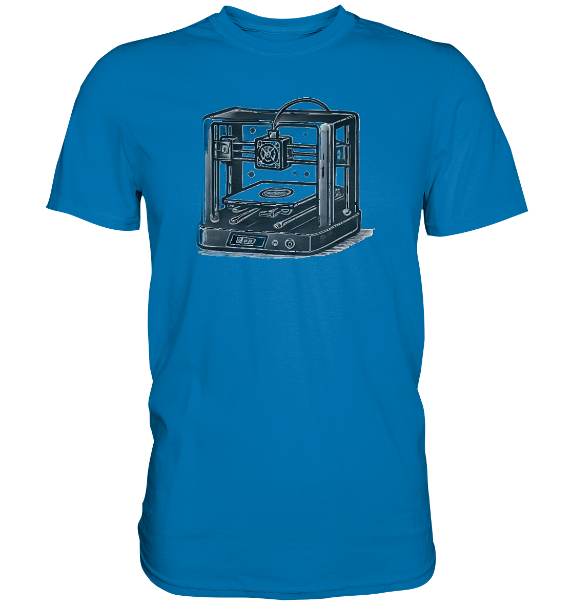 T-SHIRTS MIT DEM DESIGN „3D Printer“ IN VIELEN FARBEN UND GRÖSSEN - PREMIUM SHIRT - Premium Shirt