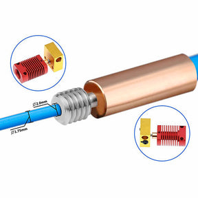 V6 Titan Legierung Bi-Metall Wärme  Kehle E3D Glatte Gewinde Heatbreak 1,75mm